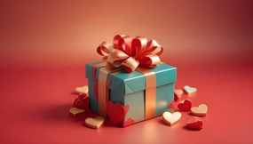 七夕情人节礼品包装设计图片